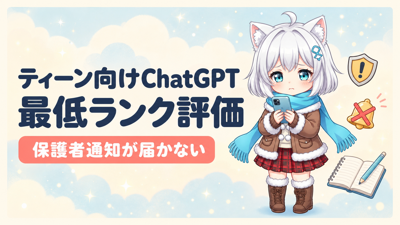 ChatGPT for Teens「容認できないリスク」判定