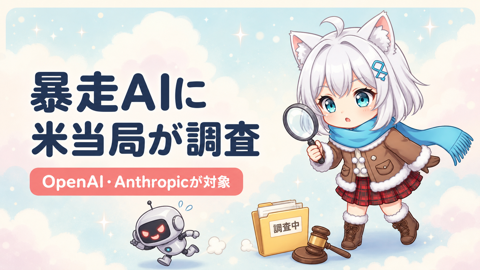 米FTCが暴走AI調査|OpenAI・Anthropicに何が?