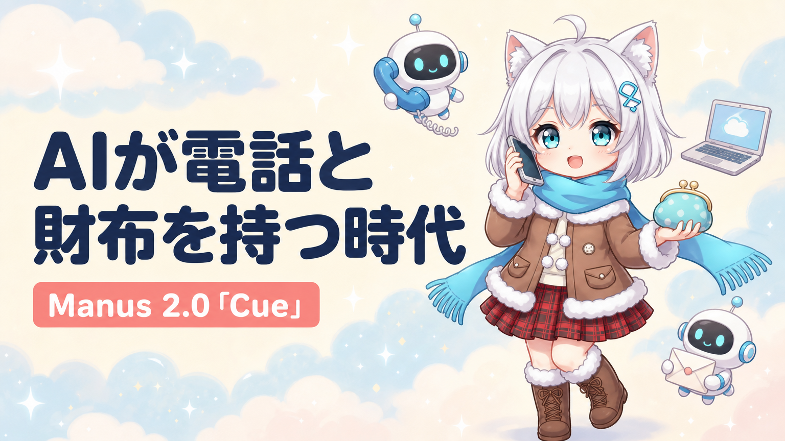 AIが電話と財布を持つ|Manus 2.0「Cue」の中身